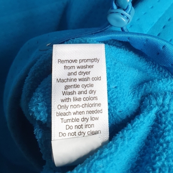 ATHLETA Atmosphere Anorak Jacket Quater Zip Thumb Blue holes‎ Women's Size S - Picture 15 of 15